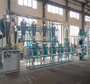 Mesin penggilingan tepung jagung skala kecil untuk mesin obral untuk membuat bubuk gandum jagung di Ethiopia