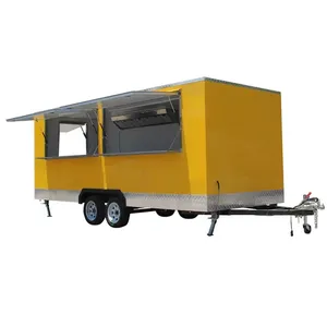 JX-FS550 New Retro type mobile food trailer/Ice Cream used food trucks/coffee food cart for sale