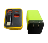 Chargeur de bureau rétractable Type-C 65W avec audit d'usine, charge rapide PD, versions prises EU US UK pour téléphones, ligne OEM ODM