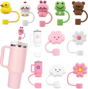 Otros agentes de compras Cute Bow, cubierta en forma de estilo animal y navideño-Topper reutilizable a prueba de polvo, accesorios de taza, sin PVC - Product Image 3
