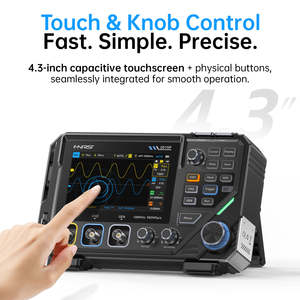 Osciloscopio Digital con Pantalla Táctil FNIRSI 2D15P, Multímetro, Generador de Señales 3 en 1, Doble Canal, 100MHz, 500MSa/s, 20000 Contenedores - Product Image 3