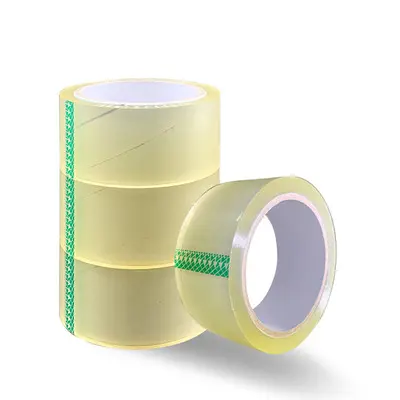 Carton Sealing Clear Packing Adhesive BOPP Packaging Package Plastic Stick hot melt Tape