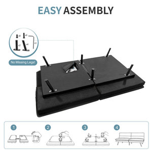 Meubles modernes de salon canapé sectionnel 3 places en cuir <span class=keywords><strong>divan</strong></span> avec rangement canapés-lits multifonctions avec ports USB - Product Image 3
