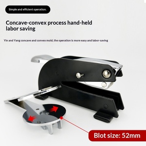 <span class=keywords><strong>Pince</strong></span> à main métallique portable en gros pour l'estampage/débossage d'acier, la gravure de sceaux et de logos, et l'estampage d'événements - Product Image 2