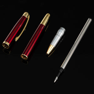 Stylo à bille en métal multicolore avec logo personnalisé du fabricant, stylo à gel publicitaire promotionnel - Product Image 2