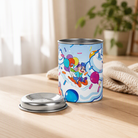 Boîte en tube de papier personnalisée, écologique, cylindrique, vide, pour emballage de crème glacée ou de compléments alimentaires, avec estampage de logo
