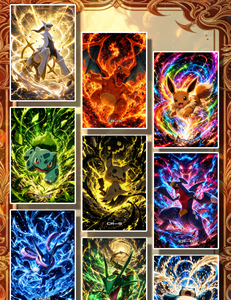 YQ Wholesale Collezione Premium Anime Giapponesi Pokemoned Art Board Charizard Sigillato Blind Rare Trading Card Fan Art Booster Box - Product Image 4