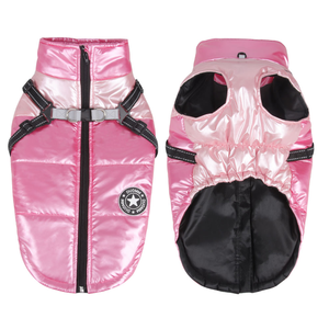 Manteau d'hiver pour chien F21 en coton floral rembourré, coupe-vent, réfléchissant et épaissi, vente en gros pour fabricants - Product Image 5