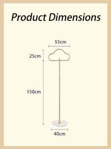 Appendiabiti Salvaspazio Autoportante dal <span class=keywords><strong>Design</strong></span> Stretto per Angoli di Piccole Camere <span class=keywords><strong>da</strong></span> Letto - Product Image 6