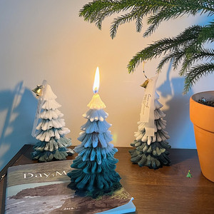 Venta al <span class=keywords><strong>por</strong></span> <span class=keywords><strong>mayor</strong></span> caja de regalo árbol de Navidad vela perfumada Navidad piña decoración del hogar modelado vela perfumada de Navidad - Product Image 3