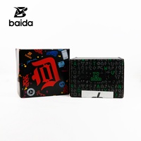 Boîtes d'emballage en papier d'art imprimées sur mesure de qualité supérieure pour 31 chapeaux Dandy et chapeaux Barbas avec poignée, différentes options de poids
