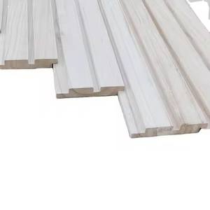 Panneau mural en bois de Paulownia, panneau mural intégré, installation rapide, panneau mural intégré résistant à <span class=keywords><strong>l</strong></span>'humidité, <span class=keywords><strong>mur</strong></span> de balcon - Product Image 2