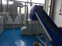 Broyeur de déchets plastiques insonorisé Mitex PP/PE PA PPR PC HDPE EVA LDPE LLDPE, recyclage, moteur 15KW, capacité 300kg/h