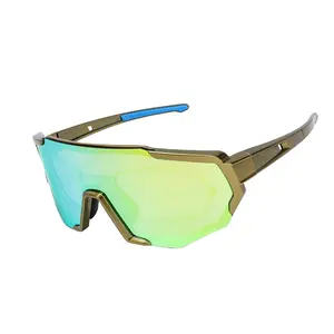 Custom Polarized Cycling Sunglasses Interchangeable Lens Tr90 Sports Sunglasses Uv400 Sports Eyewear