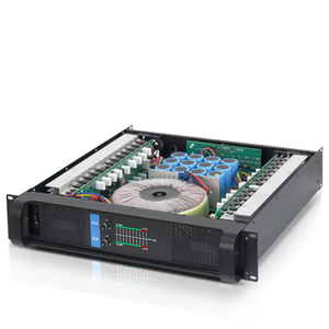 FF-1000 250W เพาเวอร์แอมป์แบบสองช่องสัญญาณระดับมืออาชีพ คลาส H สเตอริโอ ตัวเครื่องโลหะ สำหรับอุปกรณ์แสดงดนตรี - Product Image 5