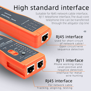 <span class=keywords><strong>Testeur</strong></span> de câbles réseau multifonction <span class=keywords><strong>Cat</strong></span> 6 <span class=keywords><strong>Cat</strong></span> <span class=keywords><strong>7</strong></span> <span class=keywords><strong>RJ45</strong></span>/RJ11/USB/BNC, <span class=keywords><strong>testeur</strong></span> de câbles LAN à distance - Product Image 3