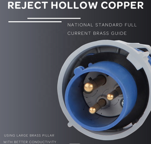 Enchufe Industrial Trifásico Macho y Hembra IP67 3P+E de 32 A, Enchufe Industrial de 4 Pines Macho y Hembra de 32 <span class=keywords><strong>Amperios</strong></span> - Product Image 6