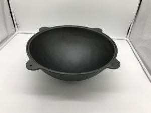 Horno Kazan hecho a medida, <span class=keywords><strong>hierro</strong></span> <span class=keywords><strong>fundido</strong></span> ruso, Wok uzbeko grande, olla Kazan para acampar con horno - Product Image 3
