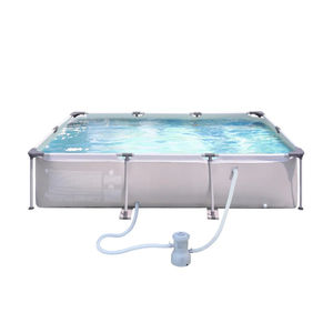 <span class=keywords><strong>Piscine</strong></span> Rectangulaire Hors Sol Familiale Portable pour Jardin, 300cm x 207cm x 65cm, Vente en Gros - Product Image 3