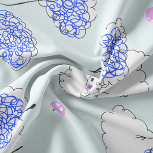 Tùy chỉnh in bông Jersey vải-mềm thoáng khí cho thể thao mặc giản dị mẫu miễn phí có sẵn - Product Image 6