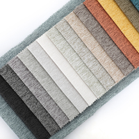 Moderner 100% Polyester Polsterstoff für Ghana-Sofas Wohnzimmermöbel Couches Atmungsaktiv Unifarben Gewebter Stil-Großhandel