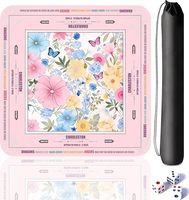 Tapis de Mahjong Américain de Luxe Anti-bruit de 31,5 Pouces, Tapis de Jeu Pliant en Caoutchouc Antidérapant pour Vente en Gros