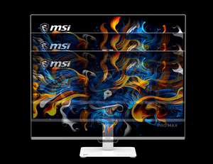 จอภาพ MSI 27 นิ้ว 4K OLED รุ่น Pro Max 120Hz HDR สำหรับเล่นเกมส์ หน้าจอสีขาว พร้อมเทคโนโลยี Tandem OLED และ VisiClarity - Product Image 4