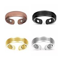 Bijoux biomagnétiques NYY, bague en cuivre antique pour homme et femme, anneaux magnétiques en cuivre pur, anneaux de mode