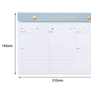 批发新趋势定制A5打印无日期计划员每日议程计划员健身计划员免费样品 - Product Image 1