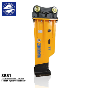 Martillo Hidráulico SB81 para Excavadora de 18-26 Toneladas, Tipo Caja, Rompedor de Roca Silencioso, Accesorio de Demolición de Alta Resistencia - Product Image 1