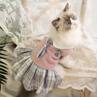 Robe pour chats, boutique pour animaux de compagnie, vente en gros, vêtements pour chats automne-hiver, pull confortable, jupe JK, robe pour chat