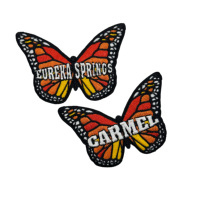 Vente en gros de haute qualité tissé design personnalisé chenille lettre brodé patch fer sur les vêtements avec broderie patchs thermocollants