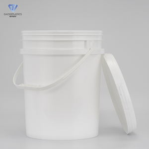 Nhà Máy Bán Buôn 18L Nhiệm Vụ Nặng Nề Trắng Nhựa Xô Với Nắp Xử Lý Cấp Thực Phẩm Sơn Dầu PP Thùng Trống Pails & Thùng - Product Image 3