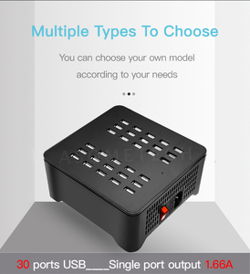 Cargador USB de 50 puertos para <span class=keywords><strong>iPhone</strong></span> y Android, 250W, adaptador HUB, estación de carga, cargador de teléfono, multiusb - Product Image 2