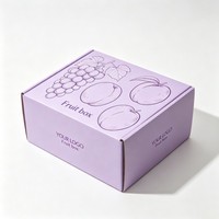Boîte en carton personnalisée pour fruits – Emballage en carton en gros pour l'expédition de produits frais et de fruits