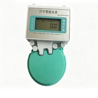 Anti-Corrosion DN15 Prepaid Stainless Steel Valve Controlled Smart Water Meter IC Card Prepayment Dual Display Panel Flow Meters