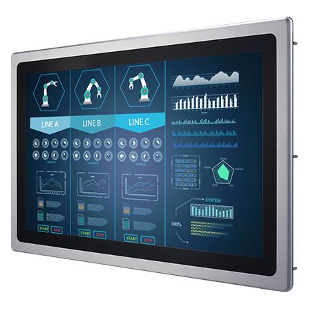 High Brightness Industrial LCD Monitor 16:9 Full HD Display VGA USB Panel Mount Screen OEM Supplier