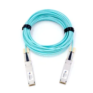 200G QSFP-56 AOC Cable - 200GBASE QSFP56 to QSFP56 Active Optical Cables Twinax Cable