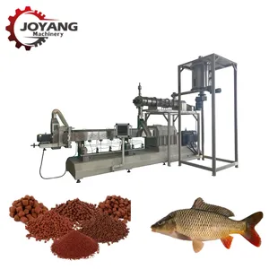 Extrudeuse d'aliments pour poissons flottante et coulante Machine d'alimentation pour poissons Ligne de production d'aliments aquatiques