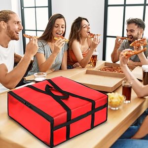 Sac isotherme pour pizza en aluminium de grande capacité portable, design personnalisé, coquille hawaïenne, livraison de nourriture - Product Image 1