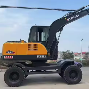 Excavadora China Tipo Neumático de 9 Toneladas con Cucharón de 0.4m, Alta Rentabilidad, Precio Directo de Fábrica, Motor y Caja de Cambios - Product Image 1