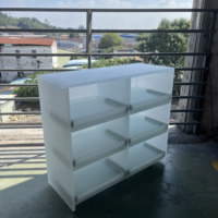 Amina Craft Armoire de rangement en acrylique personnalisée haut de gamme, style design moderne, pour chambre à coucher et salon familial