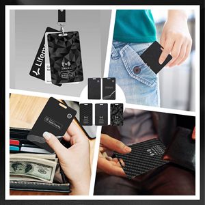 Traceur de bagages et de portefeuilles fin à chargement sans fil, carte de suivi rechargeable compatible avec iOS Find My et Android Find Hub - Product Image 6