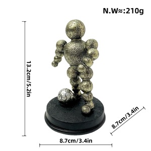 Esculturas Art Deco, figuritas modernas de deportista para gimnasio, estatua Simple de Hércules, artesanías de resina para sala de estar, decoración de armario de vino - Product Image 6