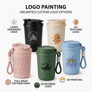 Customized Reusable Insulated Dual-Use Travel Mug 2-in-1 <b>Coffee</b> Cup Stainless Steel Insulated <b>Coffee</b> Tumbler - Product Image 5