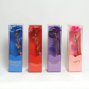 <span class=keywords><strong>ดอกไม้</strong></span>คริสตัลรูปดอกกุหลาบมีไฟ LED กุหลาบของขวัญส่งเสริมการขายสำหรับงานแต่งงานของขวัญวันวาเลนไทน์สำหรับผู้หญิง - Product Image 2