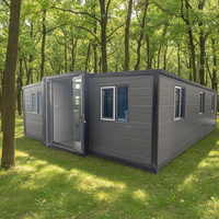 Maison préfabriquée modulaire de qualité supérieure, maison préfabriquée moderne extensible avec système écoénergétique