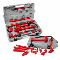 Kit de réparation de carrosserie automobile professionnel avec cric hydraulique 10T et ensemble d'outils de réparation de châssis