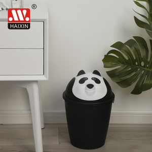 <span class=keywords><strong>Poubelle</strong></span> en plastique forme Panda de 5l/8l, corbeille avec couvercle rabattable, nouveau, 2020 - Product Image 4