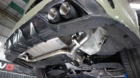 Tuyau d'échappement arrière en acier inoxydable avec soupapes pour BMW G20 330i 2023-
